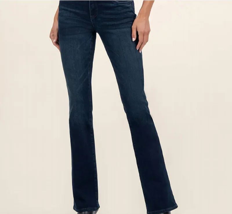 Weekend Discounts to Indulge In Natalie Mid Rise Bootcut In Leading W/euro Base Wash