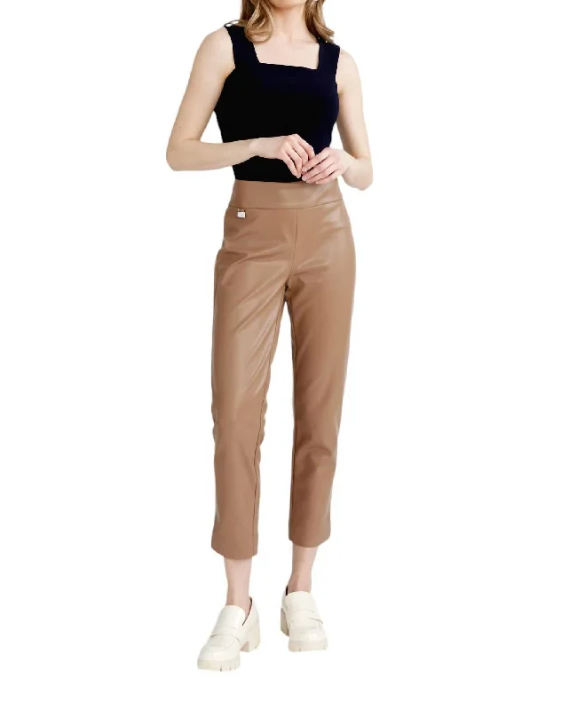 Low Prices High-Waisted Cropped Pant In Tigers Eye
