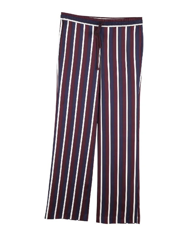 Holiday Sale Joseph Striped Wide-Leg Pants in Multicolor Silk