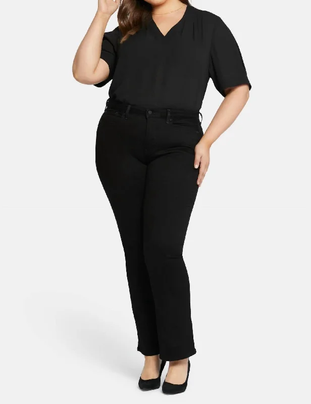 New Arrival The Barbara Boot Cut Jean In Black