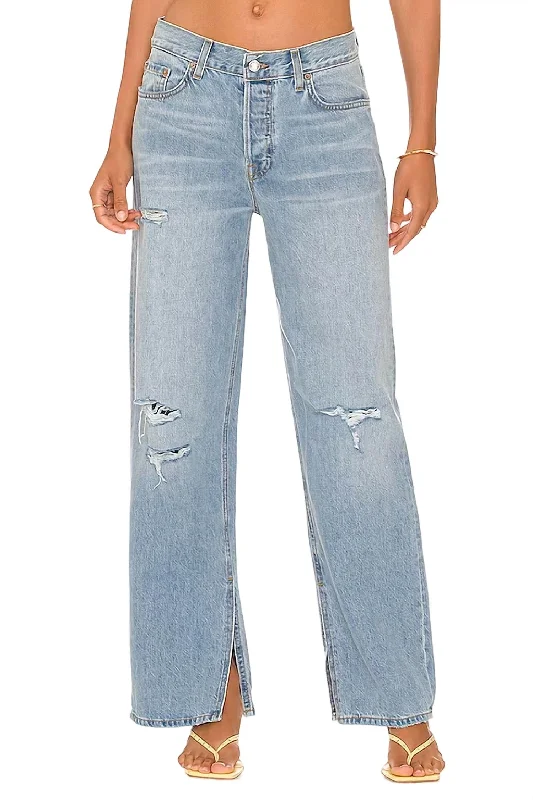 Weekend Discounts You Deserve Liya Low Rise Boyfriend Jeans In Solana