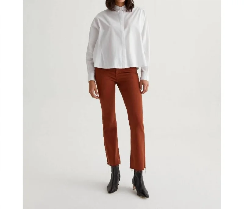 Best Bargains Adriano Goldschmied Farrah Boot Crop Jeans In Spiced Maple