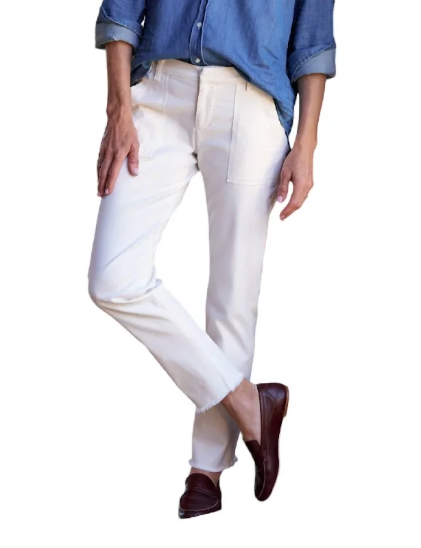 Markdowns Women's Blackrock Italian Utility Pant In Chalk