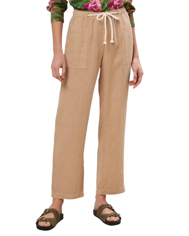 Weekend Deals to Brighten Your Day Women's Poma Woven Pants In Raffia