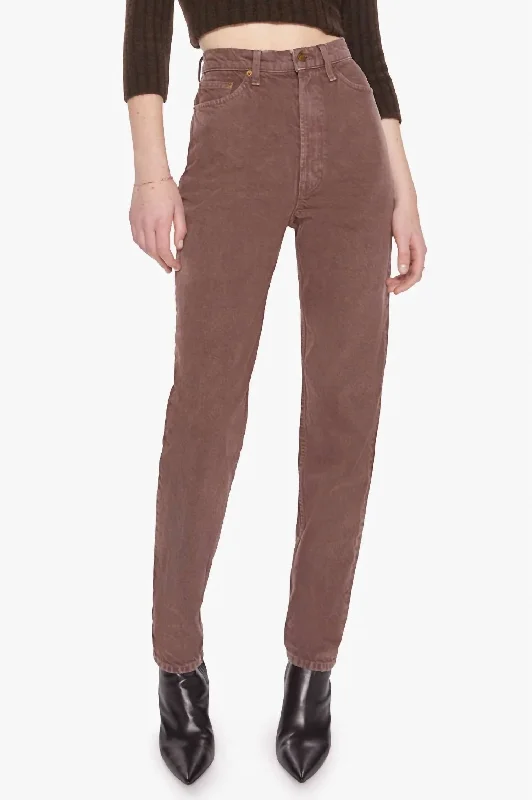 Seasonal Sale High Waisted Twizzy Skimp Jean In French Roast