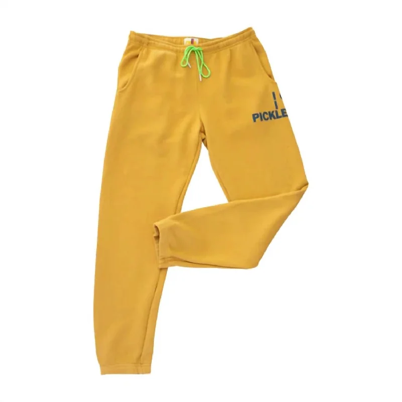 Weekend Discounts to Savor Women's Pickleball Sweatpant In Gold