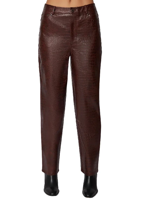 Take Action Idalia Pants In Brown