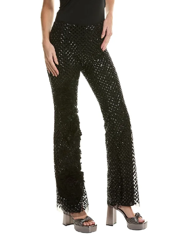 Exclusive Deal Alberta Ferretti Silk-Blend Trouser