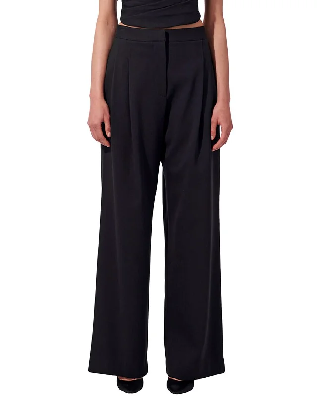 Special Price Carolina Herrera Wide Legged Front Wool-Blend Playsuit