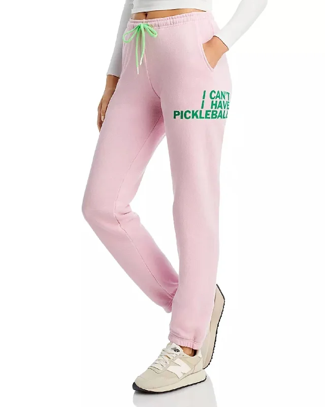 Weekend Discounts to Snag Royal Pickleball Sweatpants In Pink