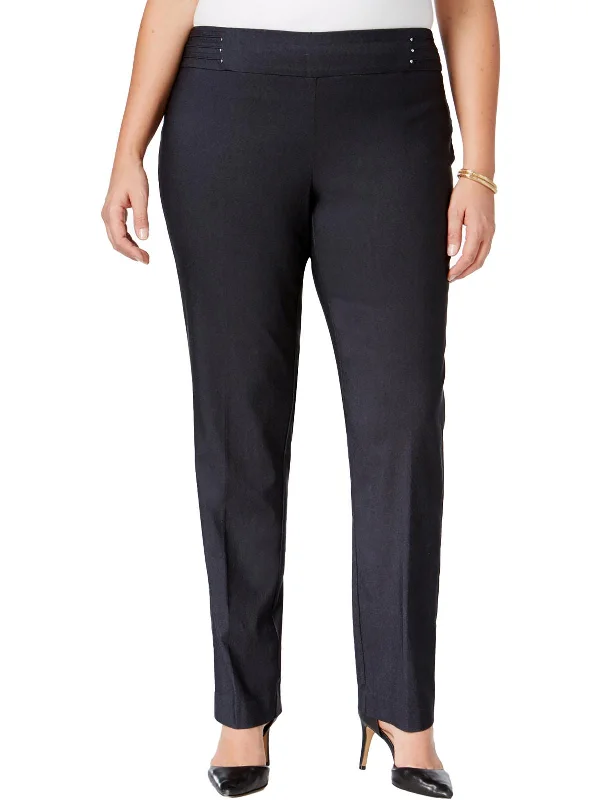 Weekend Offers That Tempt Plus    Womens High Rise Slim Skinny Pants
