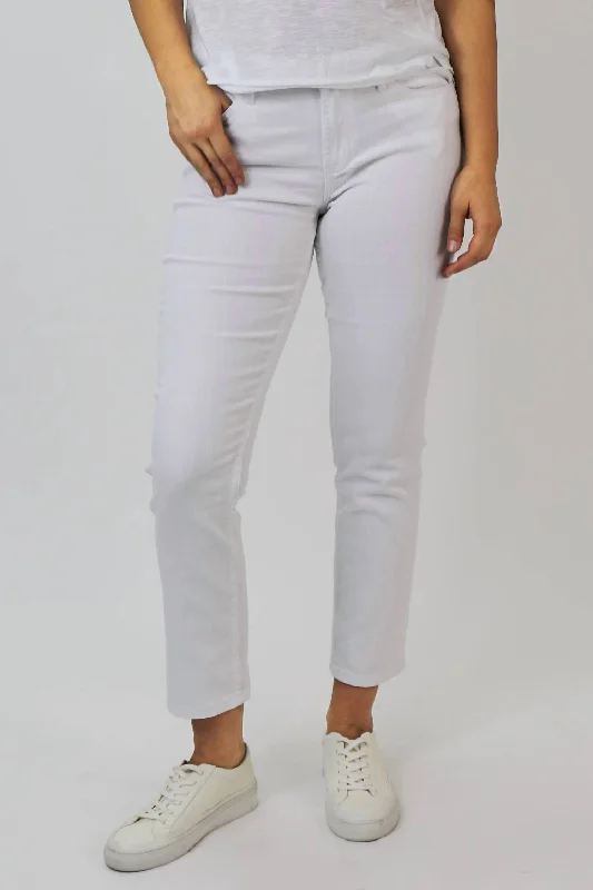 Weekend Special High Rise Gisele Skinny Jeans In Optic White