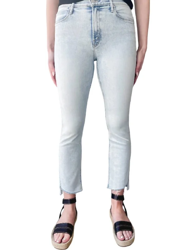 Weekend Deals That Excite Mid Rise Dazzler Ankle Step Jeans In Glamour Shot