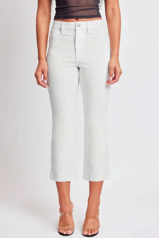 Doorbuster Deal Missy High-Rise Hyperstretch Wide Leg Jeans In Vanilla Cream