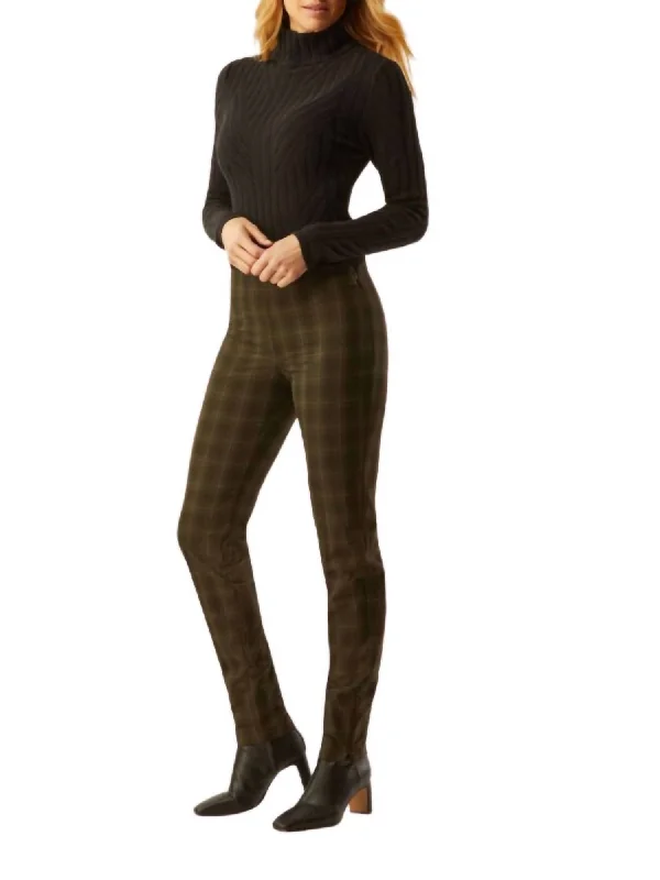 Hurry In Springfield Pant In Olive/black
