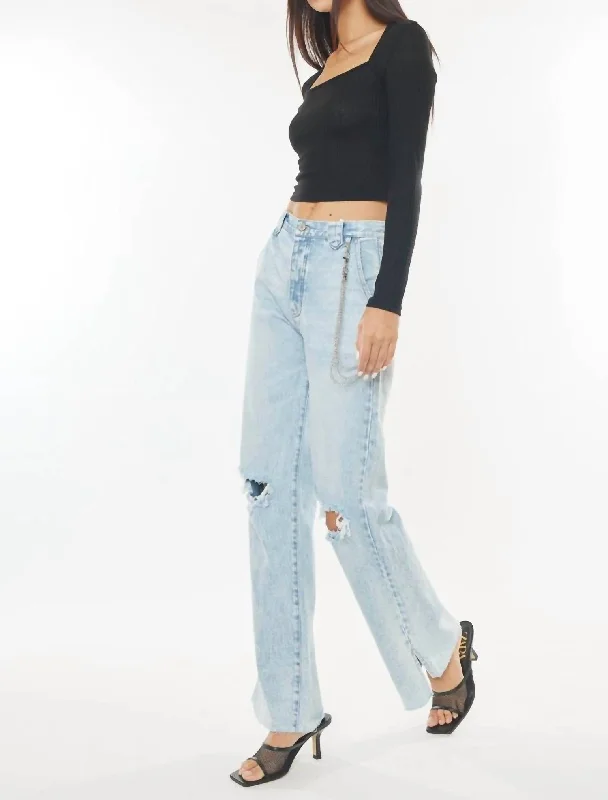 Fantastic Offers 90S Flare Jean In Light Wash
