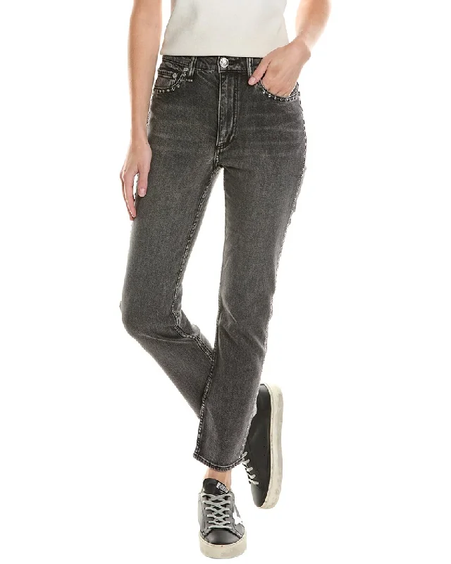 Deal of the Week rag & bone Wren Seraphina Jewel Slim Crop Jean