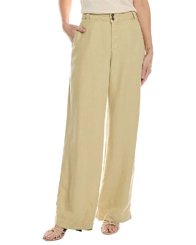 Sale Alert Bella Dahl Clean Hem High Waist Linen-Blend Pant