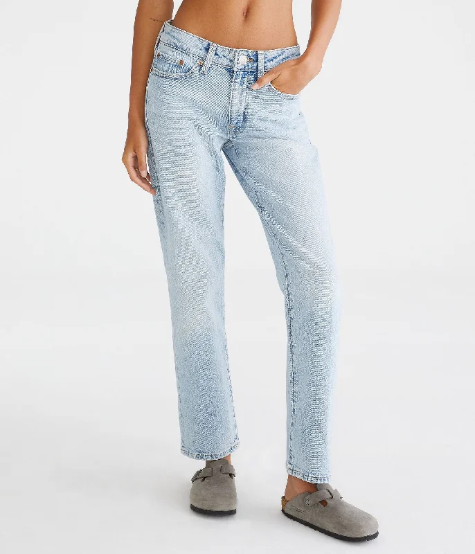 Early Bird Discount Aeropostale Mid-Rise Straight Ankle Jean