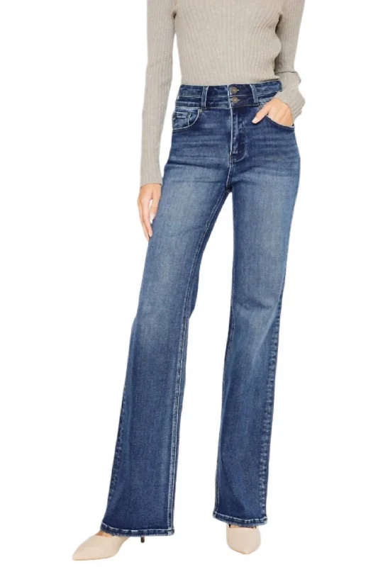 Weekend Bargains Just for You Karlee Bootcut Jeans In Dark Denim
