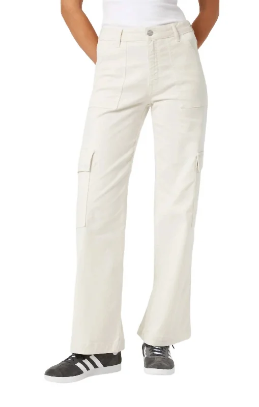 New Markdowns Alva Luxe Twill Pants In White