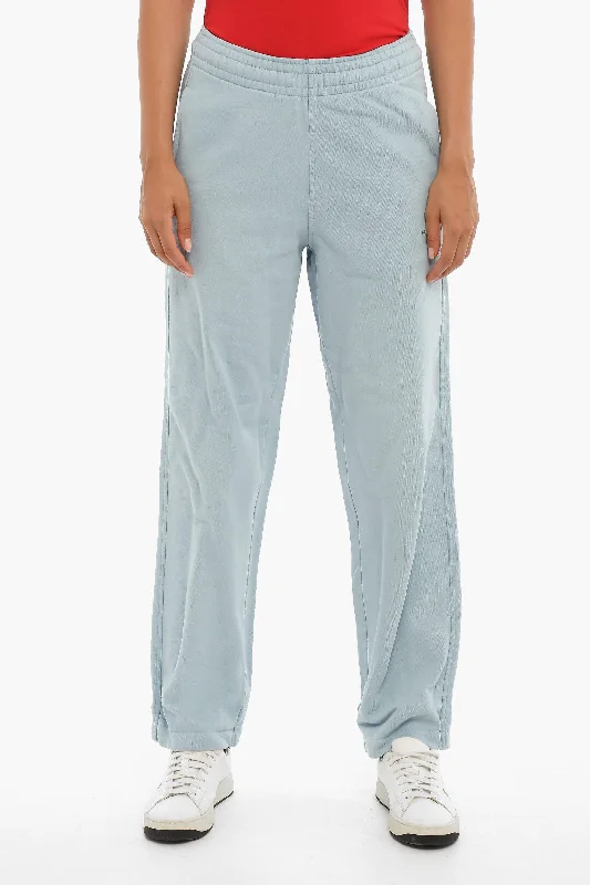 Inventory Reduction Holzweiler Logo Print Brushed Cotton Joggers