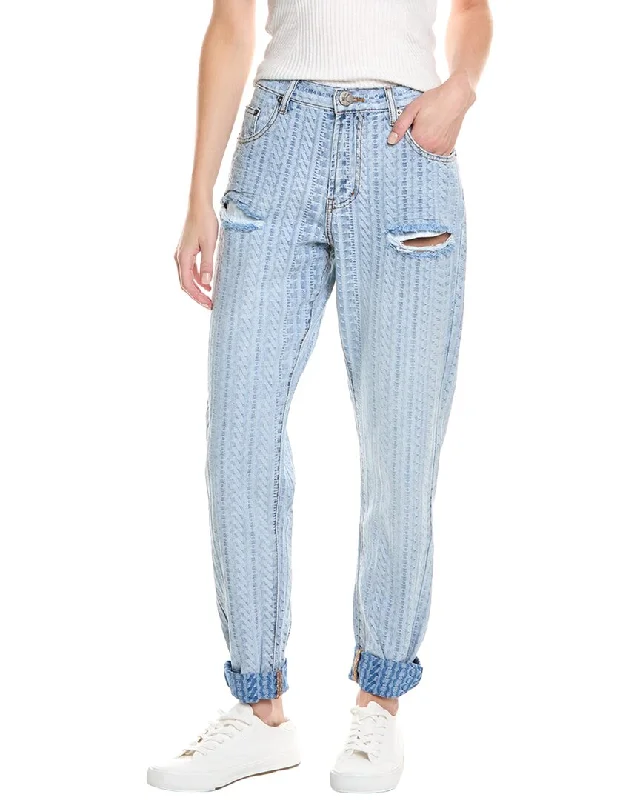 Friends and Family Sale One Teaspoon On Repeat Light Blue Balloon Baggy Jean