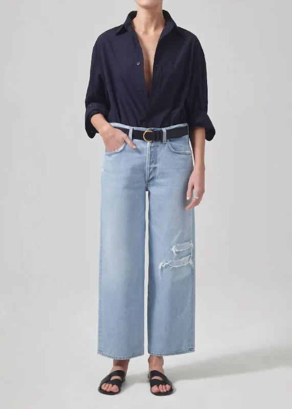 Price Cut Pina Low Rise Baggy Crop Pants In Cascade