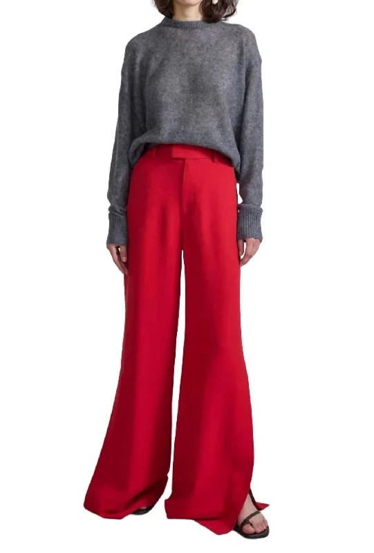 Flash Sale Alba Trouser In Deep Red