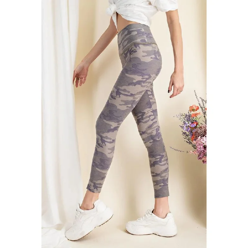 Weekend Savings Spectacle Camouflage Printed Rayon Spandex Leggings