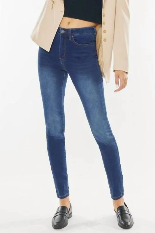 Limited Time High Rise Skinny Jeans In Blue