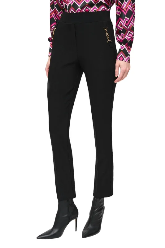 Weekend Special High-Rise Chain Pant In Black