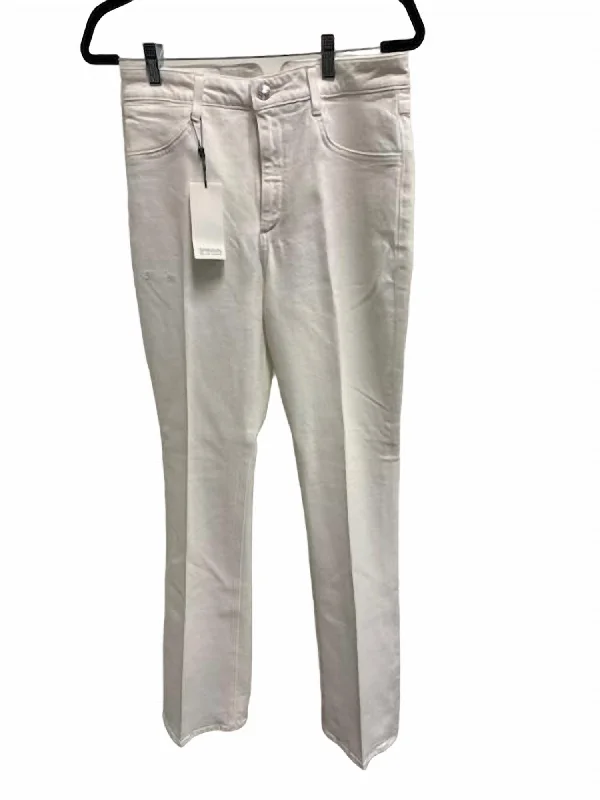 Price Fest Micro Flare Jeans In White