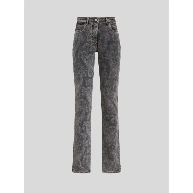 Big Discounts SKINNY JEANS WITH PAISLEY