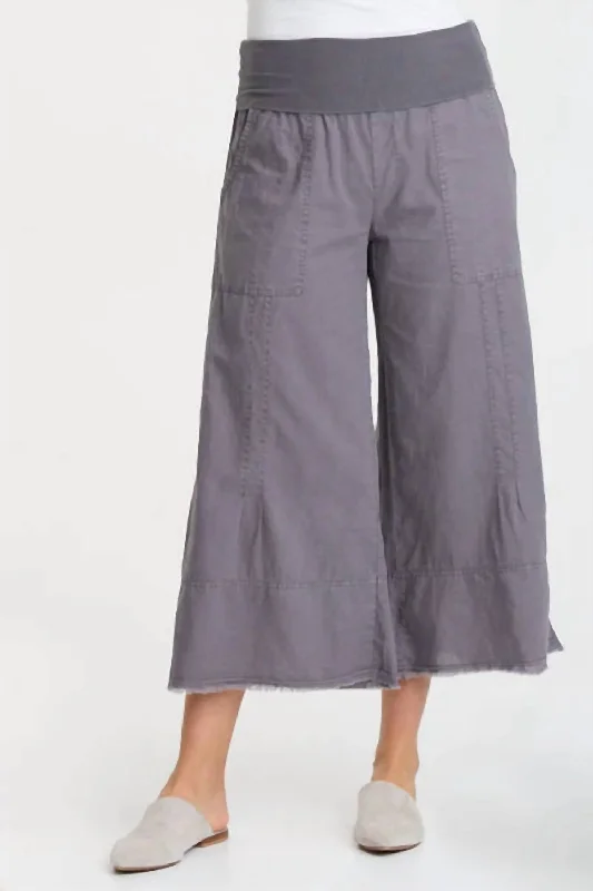 Weekend Discounts You Deserve Garni Crop Pants In Nebulous Pigment