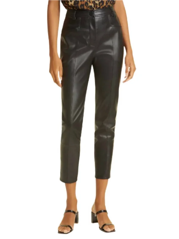 Don't Miss Rue Faux Leather Pant In Black