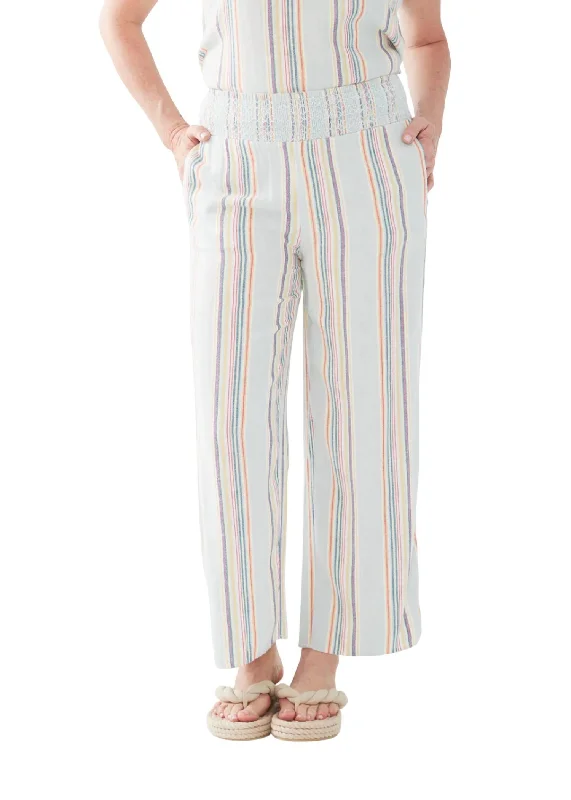 Exclusive Weekend Offers Inside Beachy Stripe Pull On Pant In Multi