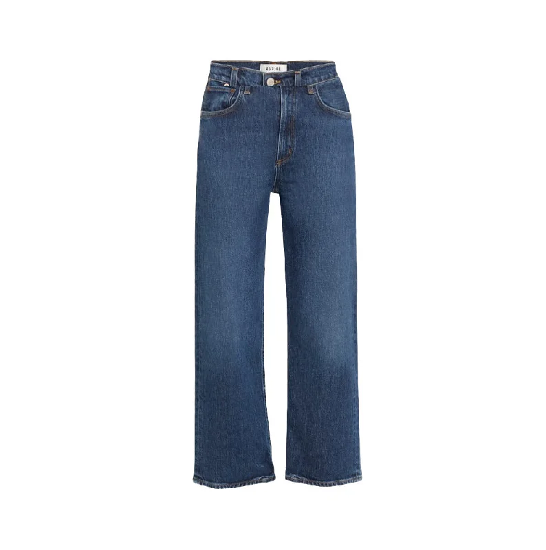 Act Now AGOLDE Women's Ren High Rise Wide Leg Jeans, Echo