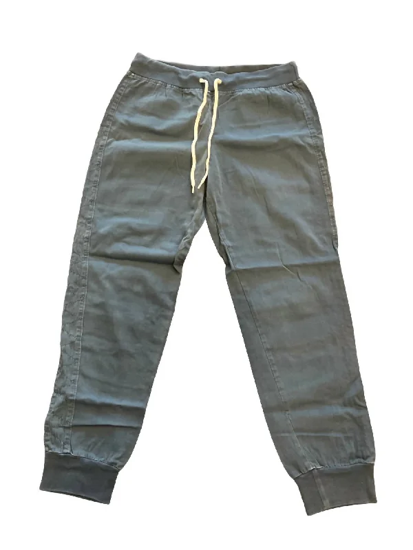 Value Deals Women's Denim Cargo Sweatpants In Teal