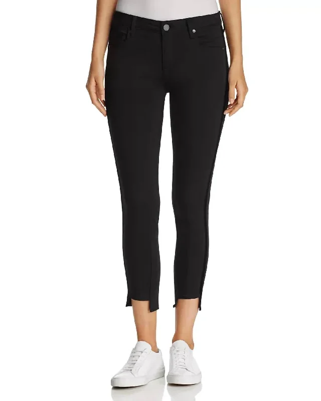Inventory Reduction Twisted Tuxedo Pants In Eternal Black