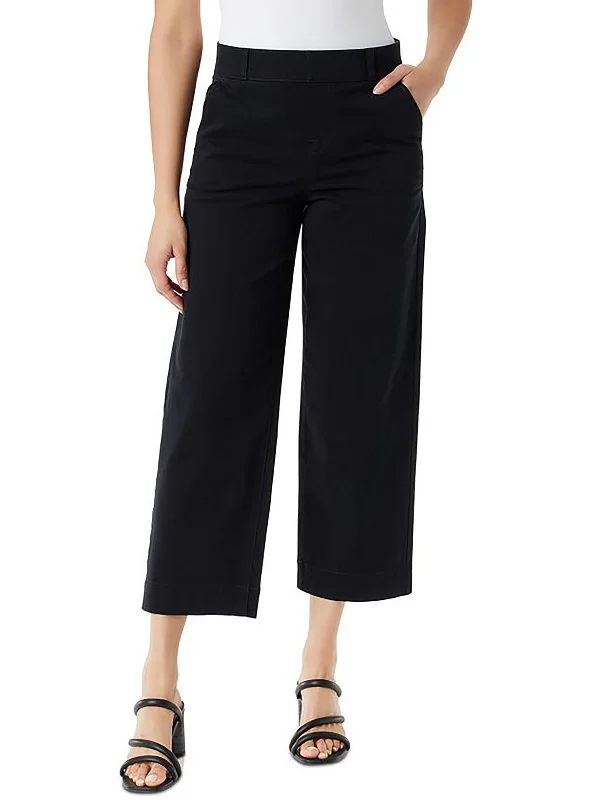 Take Advantage Shape Effect Womens Twill High Rise Cropped Pants