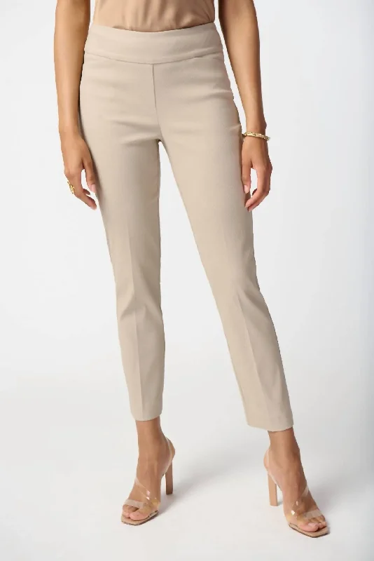 Great Bargain Jacquard Pull-On Pants In Dune