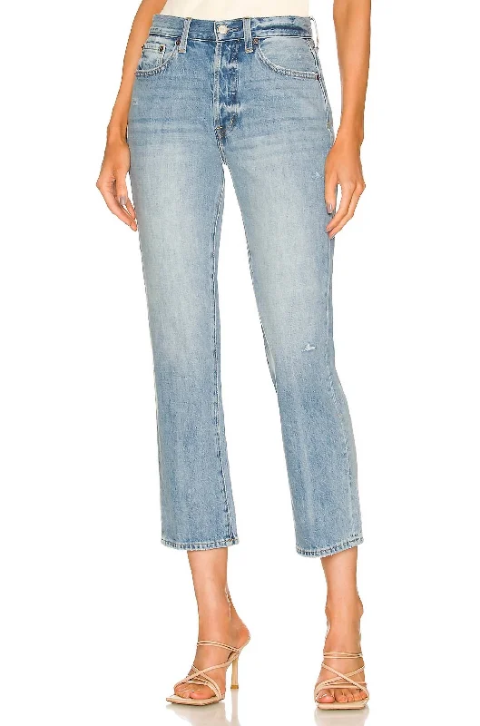 Price Reduction Charlie High Rise Straight Leg Jean In Ventura