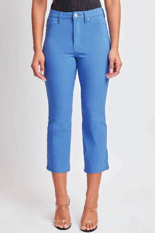 Grand Opening Sale Missy High-Rise Hyperstretch Wide Leg Jeans In Blue Bay