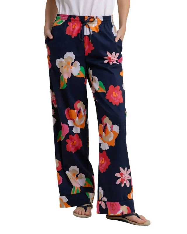 Flash Sale Women's Alain Garden Splendor Pants In Blue Floral