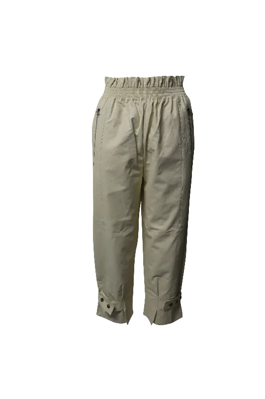 Weekend Deals to Make You Happy The Frankie Shop Xenia Tapered Pants in Cream Faux Leather Weekend Deals to Make You Happy The Frankie Shop Xenia Tapered Pants in Cream Faux Leather