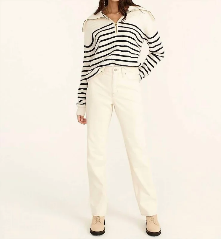 Weekend Savings Extravaganza Slouchy Boyfriend Jeans In Ecru