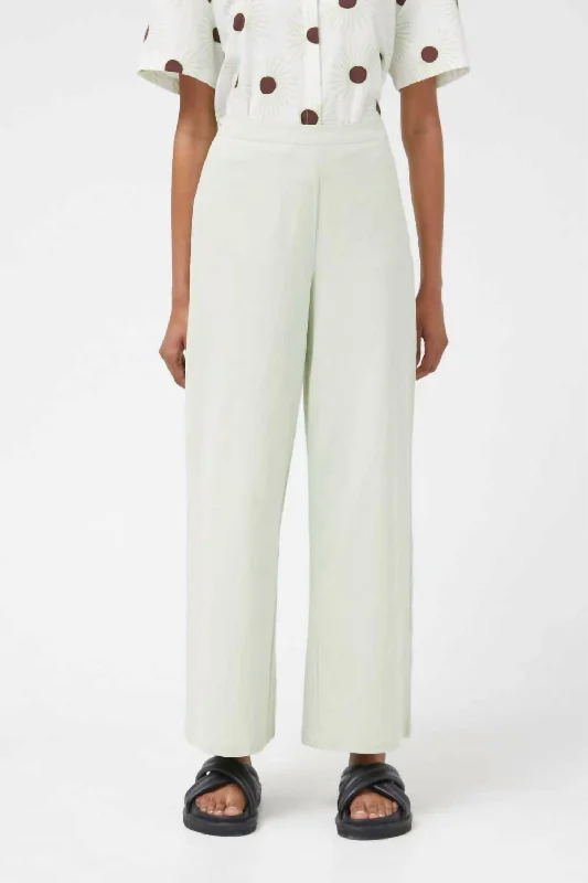 Weekend Bargains to Cherish Summer Weight Trouser In Mint