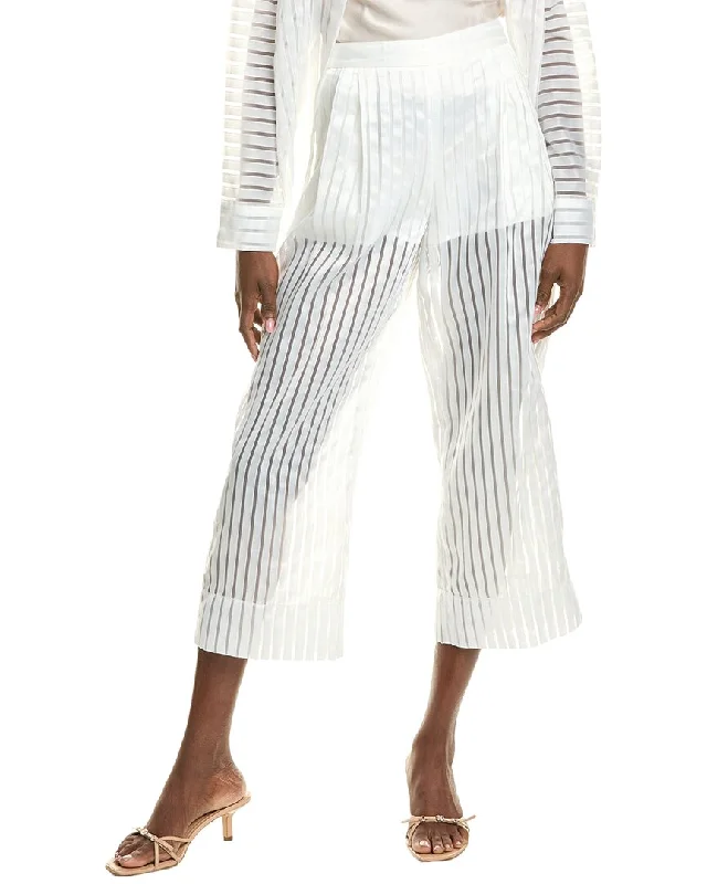 Special Discount BCBGMAXAZRIA Sheer Stripe Pant