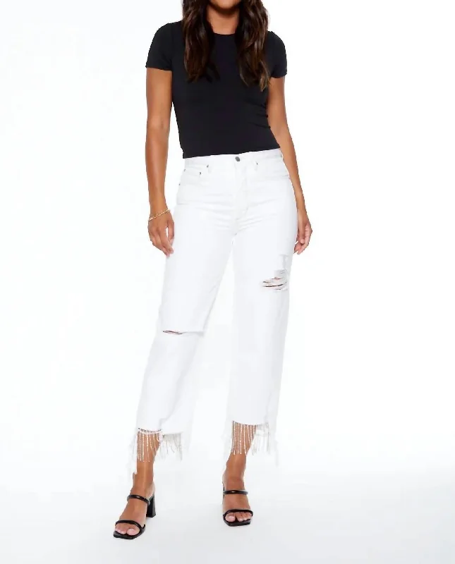 Weekend Deals That Sparkle Nash Vegas 90's Crop In White